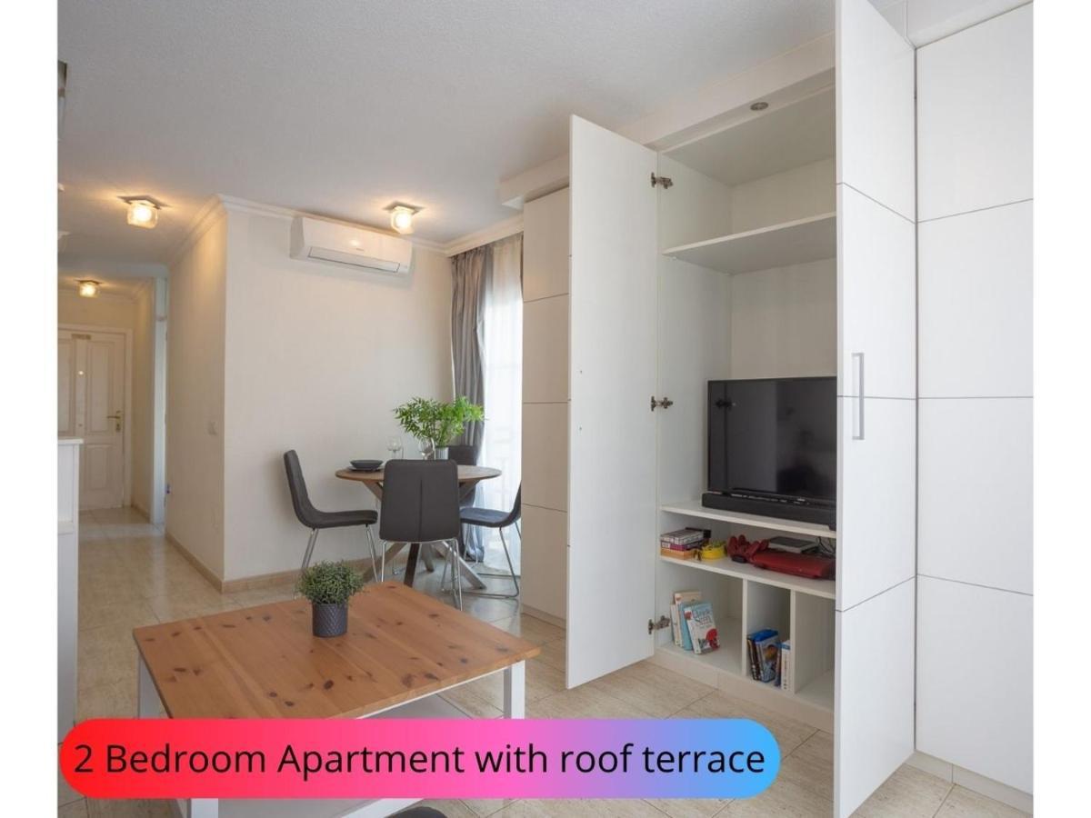 Desirable Rooftop Terrace , 2 Bedroom Apartment With Wifi In Costa Adeje Callao Salvaje Extérieur photo