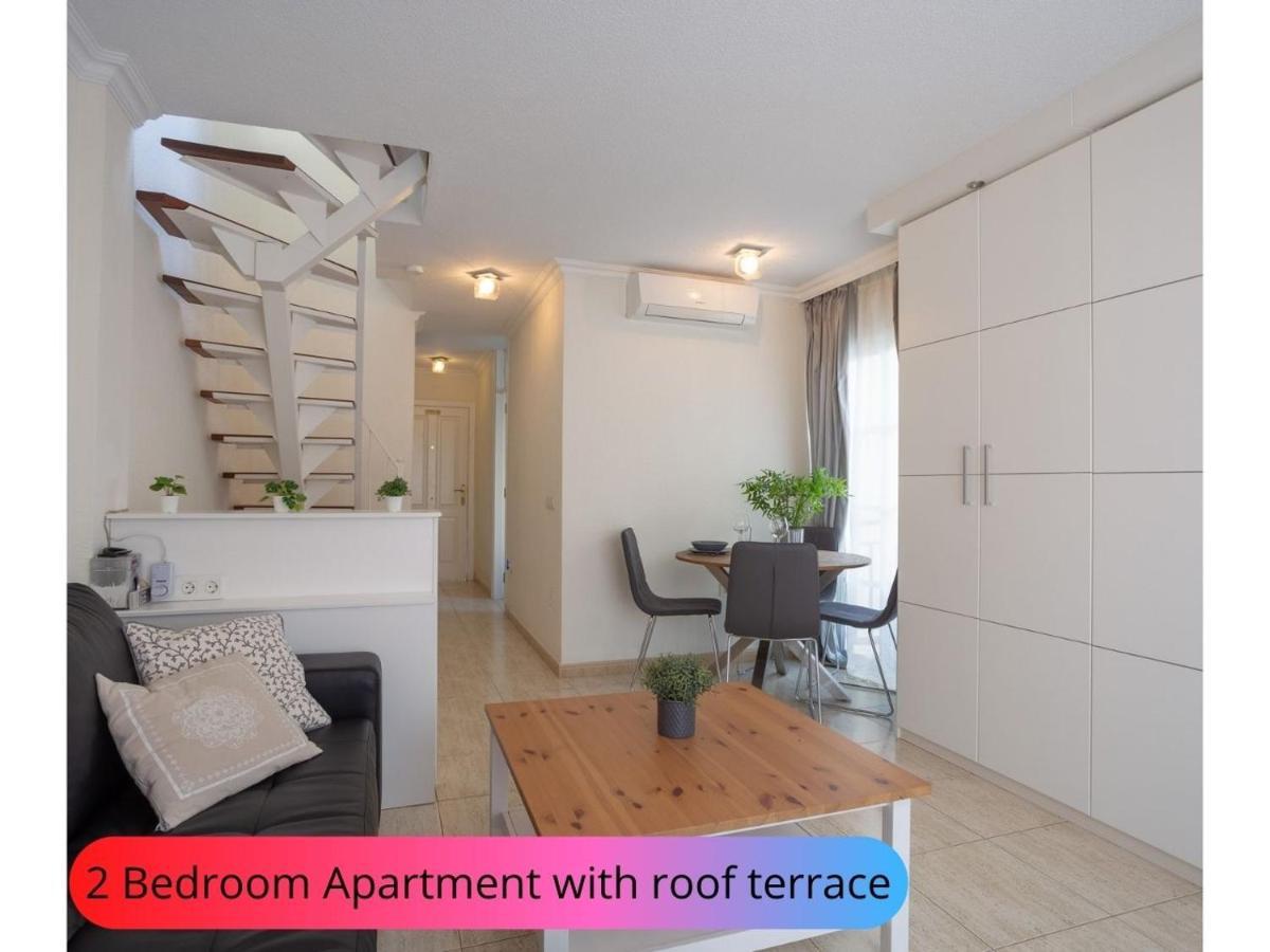Desirable Rooftop Terrace , 2 Bedroom Apartment With Wifi In Costa Adeje Callao Salvaje Extérieur photo
