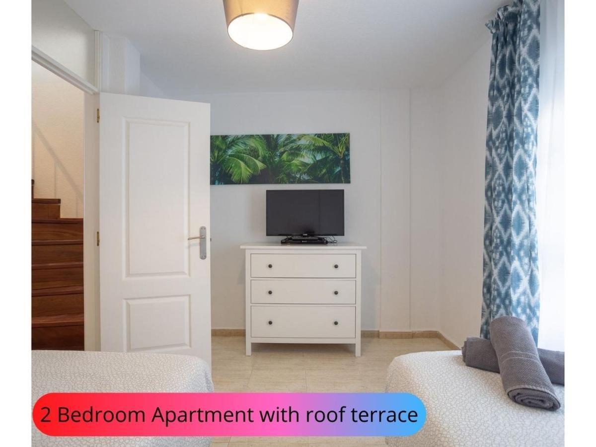Desirable Rooftop Terrace , 2 Bedroom Apartment With Wifi In Costa Adeje Callao Salvaje Extérieur photo