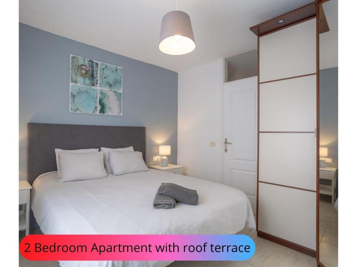 Desirable Rooftop Terrace , 2 Bedroom Apartment With Wifi In Costa Adeje Callao Salvaje Extérieur photo