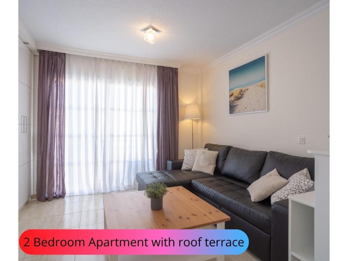 Desirable Rooftop Terrace , 2 Bedroom Apartment With Wifi In Costa Adeje Callao Salvaje Extérieur photo